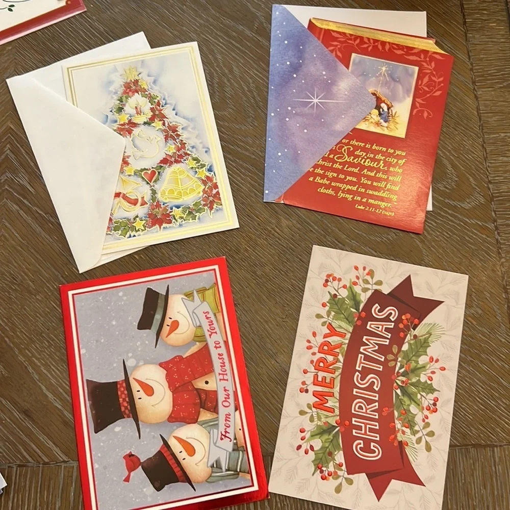 Lot of 24 Christmas greeting cards